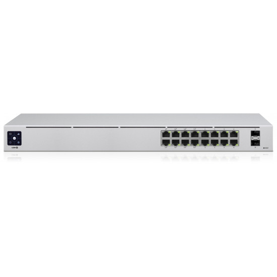 Ubiquiti UniFi 16-Port PoE Managed L2/L3 Gigabit Ethernet (10/100/1000) Power over Ethernet (PoE) 1U Silver