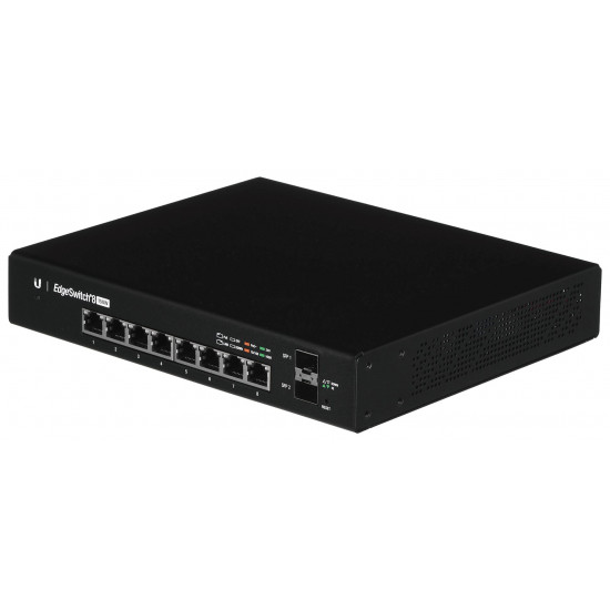 Ubiquiti EdgeSwitch 8 Managed Gigabit Ethernet (10/100/1000) Power over Ethernet (PoE) Black