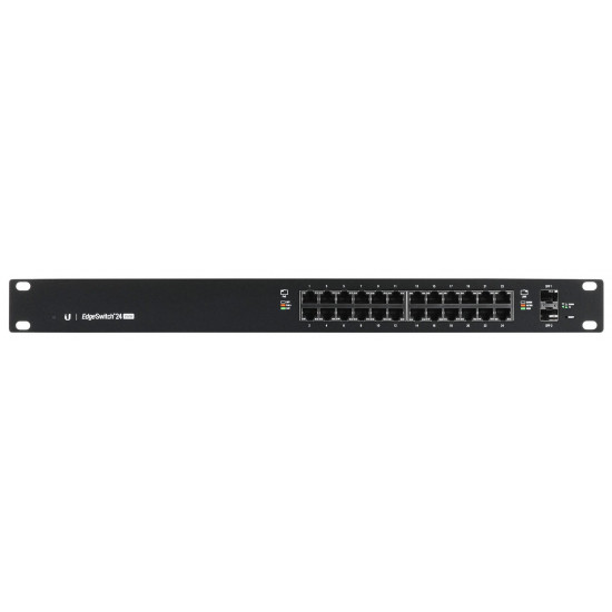 Ubiquiti ES-24-250W network switch Managed L2/L3 Gigabit Ethernet (10/100/1000) Power over Ethernet (PoE) 1U Black