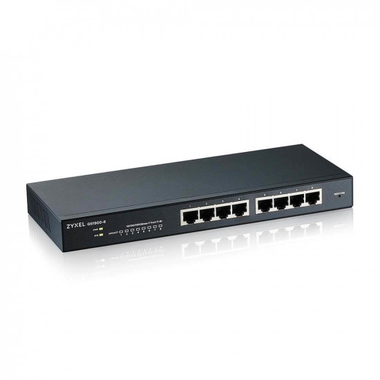 Zyxel GS1900-8 Managed L2 Gigabit Ethernet (10/100/1000) Black