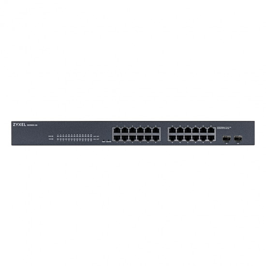 Zyxel GS-1900-24 v2 Managed L2 Gigabit Ethernet (10/100/1000) 1U Black