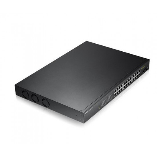 Zyxel GS1900-24HP Managed Gigabit Ethernet (10/100/1000) 1U Black