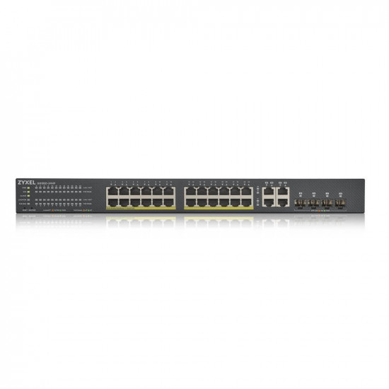 Zyxel GS1920-24HPV2 Managed Gigabit Ethernet (10/100/1000) Power over Ethernet (PoE) Black