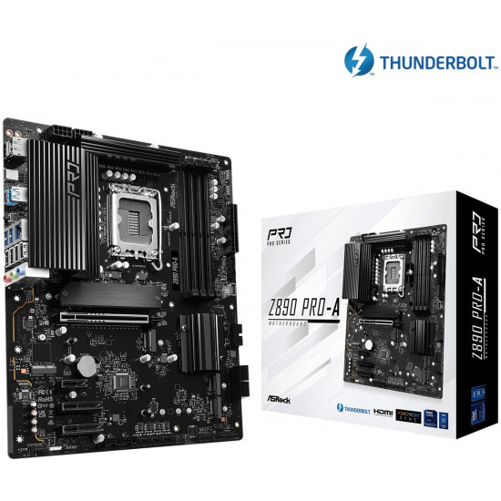 ASRock Z890 Pro-A Intel Z890 LGA 1851 (Socket V1) ATX motherboard