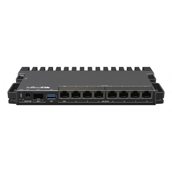 Mikrotik RB5009UPR+S+IN wired router 2.5 Gigabit Ethernet, Gigabit Ethernet Black