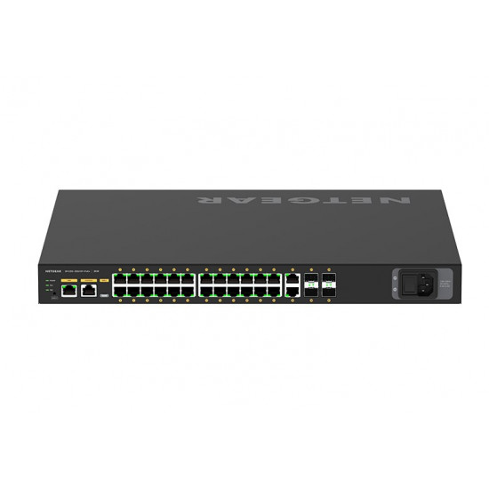 NETGEAR M4250-26G4XF-PoE+ Managed L2/L3 Gigabit Ethernet (10/100/1000) Power over Ethernet (PoE) 1U Black