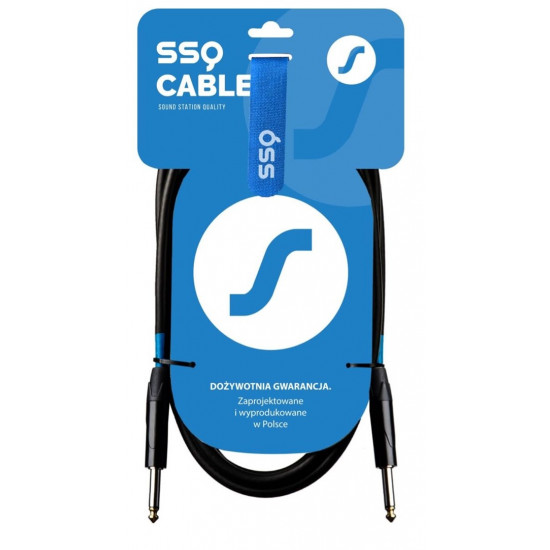 SSQ JMPJMP2 SS-1446 Cable Jack Mono - Jack Mono 2 m Black