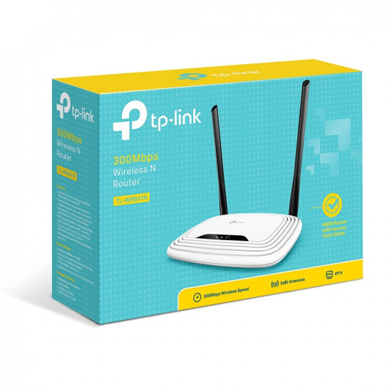 TP-Link TL-WR841N wireless router Fast Ethernet Single-band (2.4 GHz) White