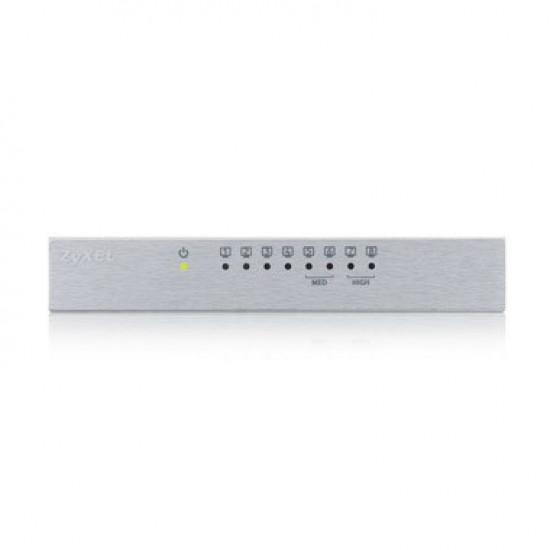 Zyxel GS-108B V3 Unmanaged L2+ Gigabit Ethernet (10/100/1000) Silver