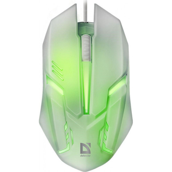 MOUSE DEFENDER CYBER MB-560L WHITE 7-COLORS BACKLIGHT