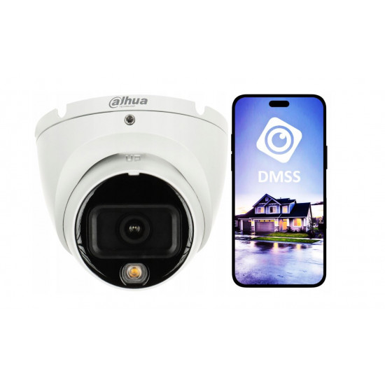 IP Camera DAHUA IPC-HDW1639T-A-IL-0280B-S6 White