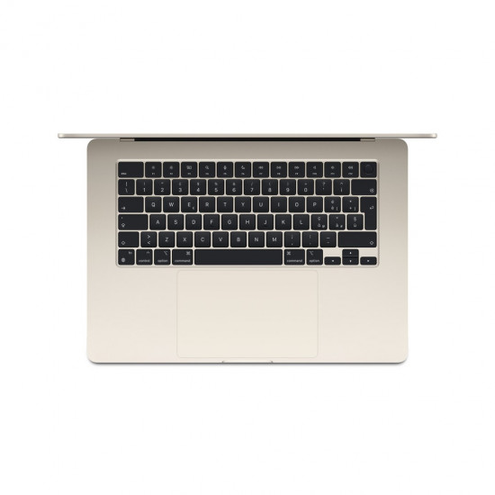 Apple MacBook Air 15-inch : M3 chip with 8-core CPU and 10-core GPU, 16GB, 256GB SSD - Starlight