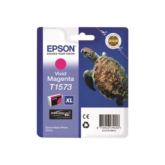 EPSON ink T157340 vivid magenta for Stylus Photo R3000