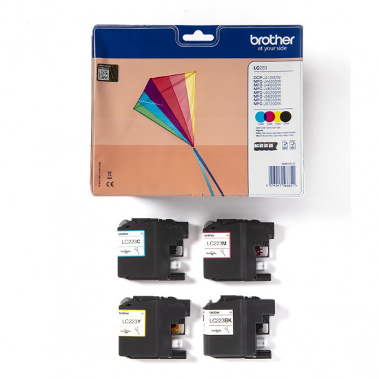 Brother Tinte LC-223 LC223VALBP Value Pack (BK/C/M/Y)