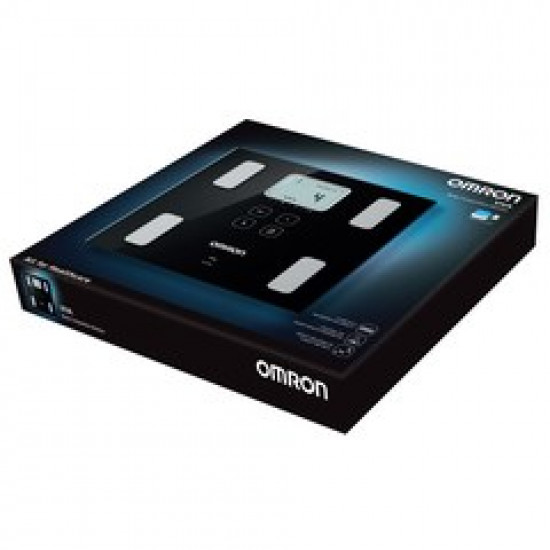 Omron VIVA Square Black Electronic personal scale