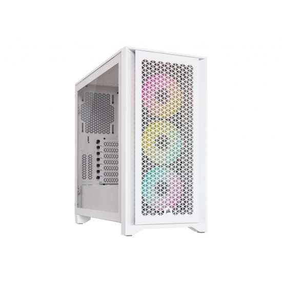 CORSAIR iCUE 4000D RGB Airflow Mid-Tower True White