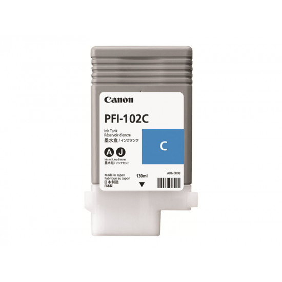 CANON PFI-102c Ink cyan iPF500 iPF600 iPF700 iP710 iPF720 LP17 LP24