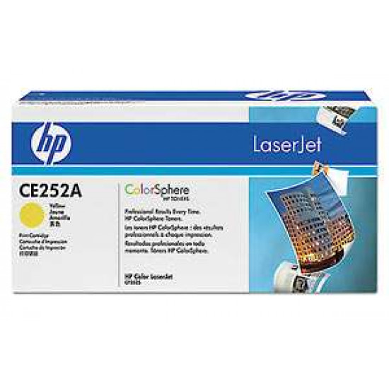 HP Toner CE252A yellow ColorSphere Color LaserJet CP3525