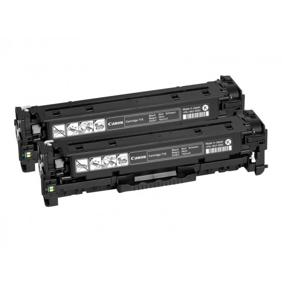 CANON CRG-718BK Toner Schwarz TwinPack