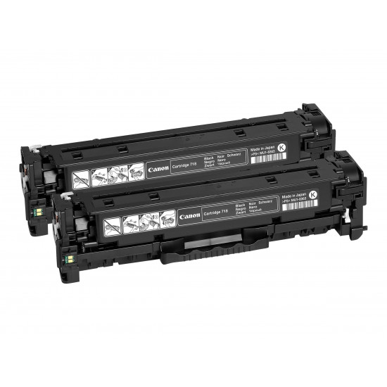 CANON CRG-718BK Toner Schwarz TwinPack