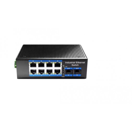 Switch Cudy IG1008S2P network links 8-port Black.