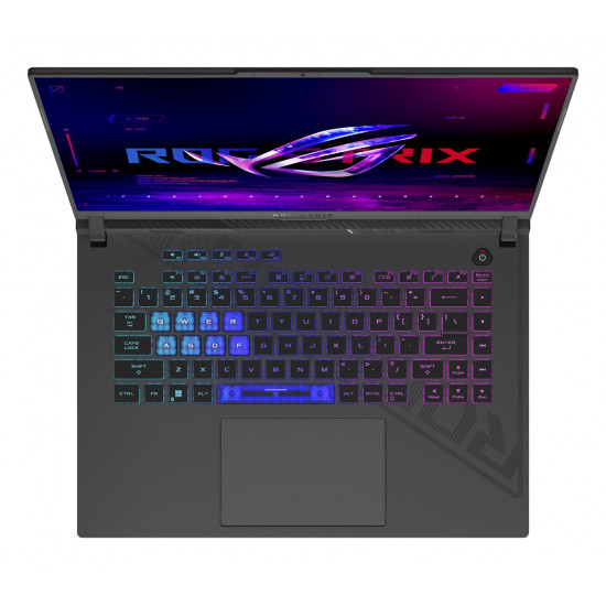 ASUS ROG Strix G16 G614JZ-N3012W Intel® Core™ i7 i7-13650HX Laptop 40.6 cm (16) WUXGA 16 GB DDR5-SDRAM 512 GB SSD NVIDIA GeForce RTX 4080 Wi-Fi 6E (802.11ax) Windows 11 Home Black, Grey