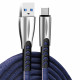 ColorWay Cable USB Type-C (Zinc Aalloy) 2.4А, 1m | CW-CBUC012-BL