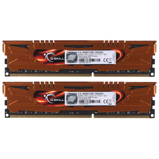 G.Skill 16GB PC3-12800 Kit memory module 2 x 8 GB DDR3 1600 MHz