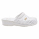 Scholl Clog Backguard - women's white clogs, size 36