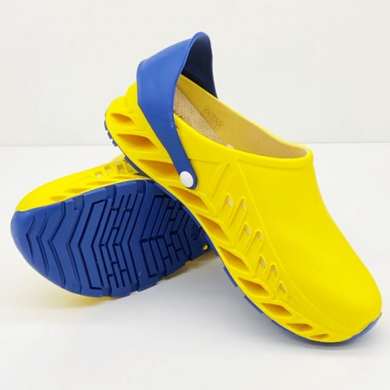 Scholl Evoflex  - unisex clogs yellow, size 37