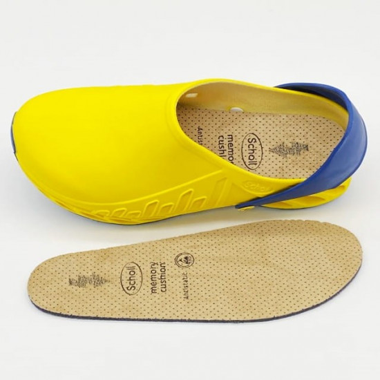 Scholl Evoflex  - unisex clogs yellow, size 37