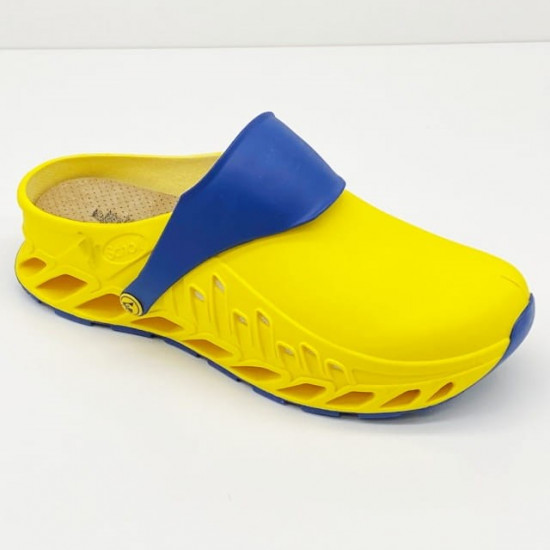 Scholl Evoflex  - unisex clogs yellow, size 46