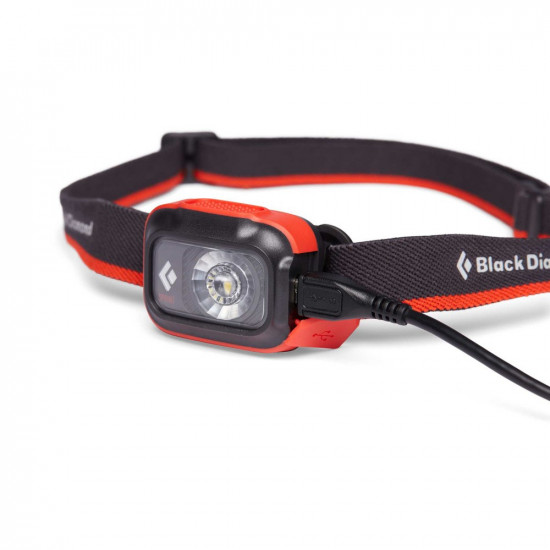 Black Diamond Sprint 225 Black, Orange Headband flashlight LED