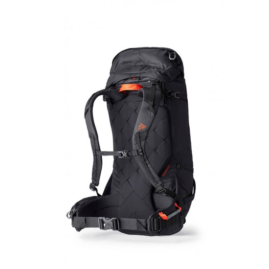 Gregory Alpinisto 50 mountain backpack - LAVA BLACK (L)