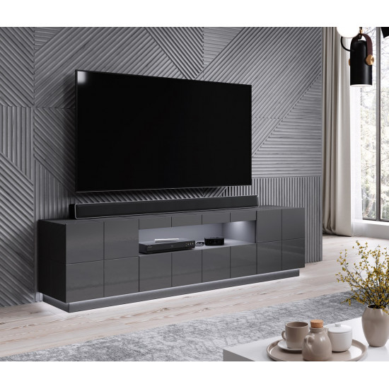 Cama LED lighting RTV cabinet REJA white