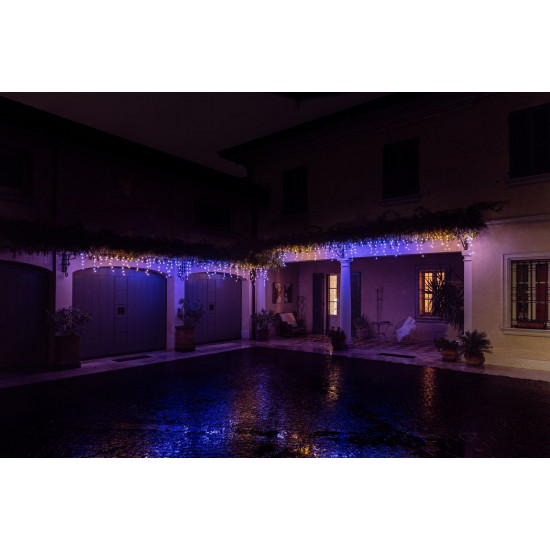 INTELLIGENT LED ICICLES TWINKLY 190 RGB 5X0.7M