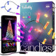 Twinkly Candies LED Christmas tree lights TWKC100RGB-G 6 M Candle shape