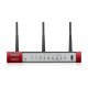 Zyxel USG20W-VPN-EU0101F wireless router Gigabit Ethernet Dual-band (2.4 GHz / 5 GHz) Grey, Red