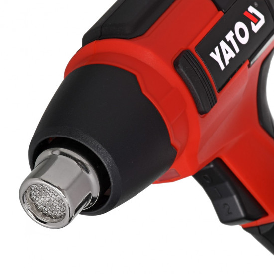 Yato YT-82285 heat gun Hot air gun 100 l/min 550 °C 250 W Black, Red