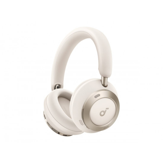 Anker Soundcore | Foldable Headphones | Space One Pro | Bluetooth | Over-ear | Microphone | Wireless | Cream White