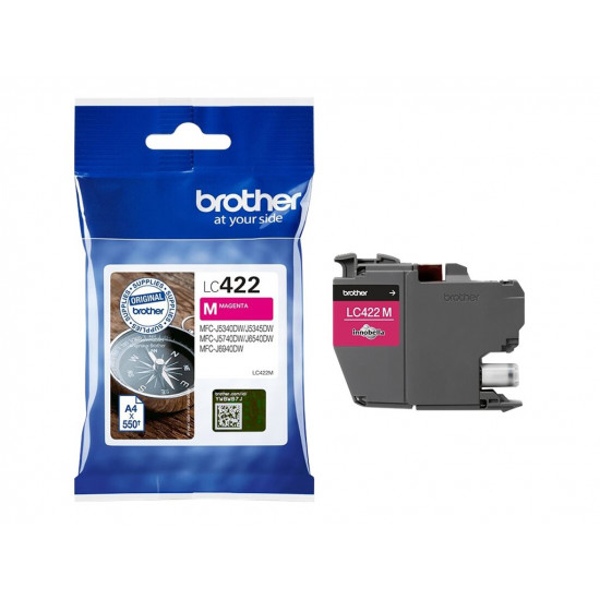 BROTHER LC422M Ink Cartridge For BH19M/B Compatible with MFC-J5340DW MFC-J5740DW MFC-J6540DW MFC-J6940DW 550 pages