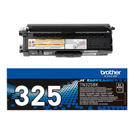 BROTHER TN325BK Toner black 4000 pages for DCP-9055CDN 9270CDN HL-4140CN 4150CDN 4570CDW 4570CDWT MFC-9460CDN 9465CDN 9970CDW