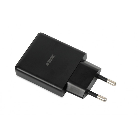 iBOX C-43 Slim GaN PD30W Wall charger, Black