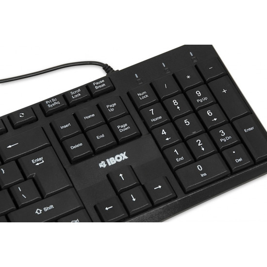 iBOX Eris USB Keyboard, Black