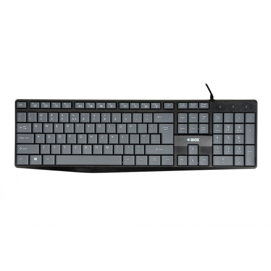 iBOX Eris USB Keyboard, Gray/Black