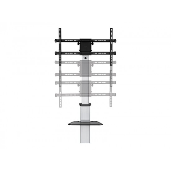 LOGILINK BP0163 TV Monitor cart 37-86inch height adjustable 50 kg max