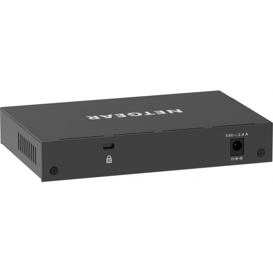 NETGEAR 8-Port Gigabit Ethernet High-Power PoE+ Plus Switch (GS308EPP) Managed L2/L3 Gigabit Ethernet (10/100/1000) Power over Ethernet (PoE) Black