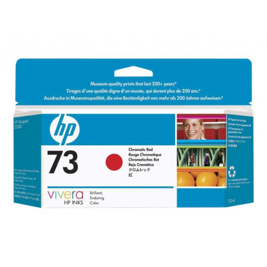 HP 73 ink Chromatic Red 130 ml Vivera Designjet Z3200