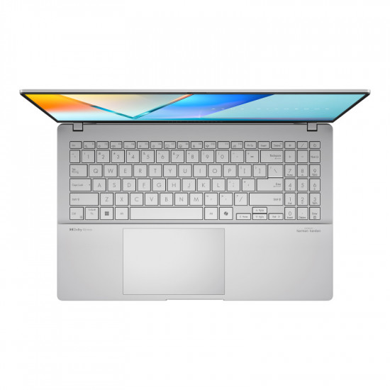 Asus Vivobook S 15 OLED S5507QA-MA001W | Cool Silver | 15.6  | OLED | 3K | 2880 x 1620 pixels | Glossy | Snapdragon X Elite | 32 GB | LPDDR5X | Solid-state drive capacity 1000 GB | Qualcomm Adreno GPU | Windows 11 Home | 802.11be | Bluetooth version 5.4 | Keyboard language English | Keyboard backlit | Warranty 24 month(s)