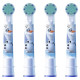 ORALB Toothbrush Heads EB10s-4 Frozen 4 pcs. White